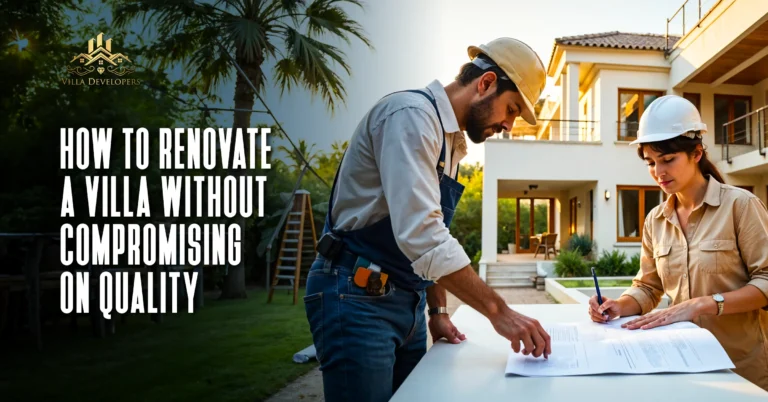 How to Renovate a Villa Without Compromising on Quality